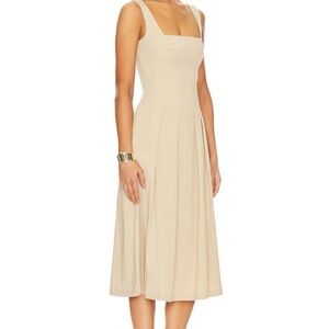 WeWoreWhat Cream Midi Dress